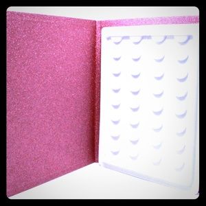 Empty lash book organizer